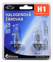 Žárovka 12V  H1  55W P14,5s blister 2ks