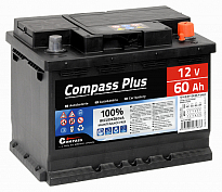 Autobaterie COMPASS PLUS 12V 60Ah 480A